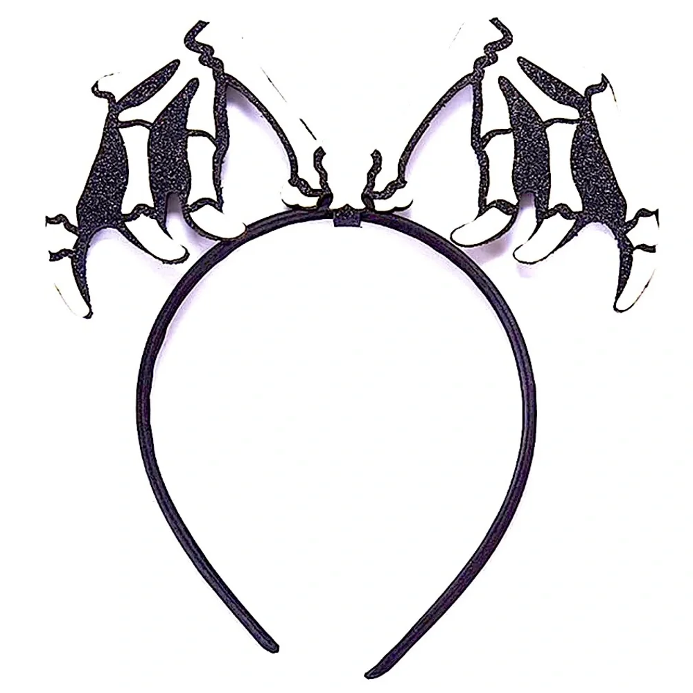 NWT Glittery Skeleton Hands Headband